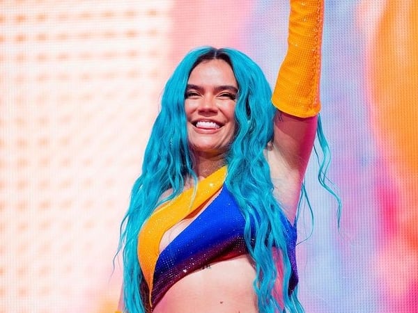 Karol G en concierto.