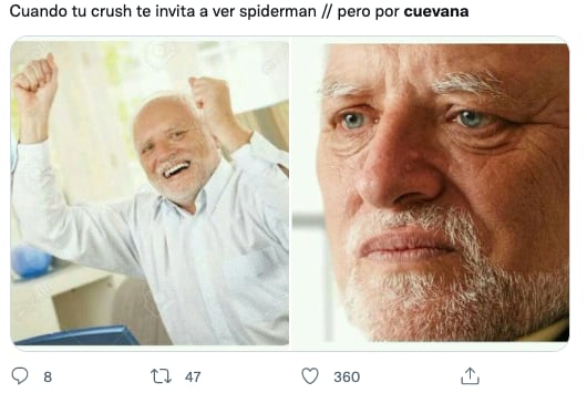 Memes sobre Cuevana tras preventa de 'Spider-Man: No Way Home'