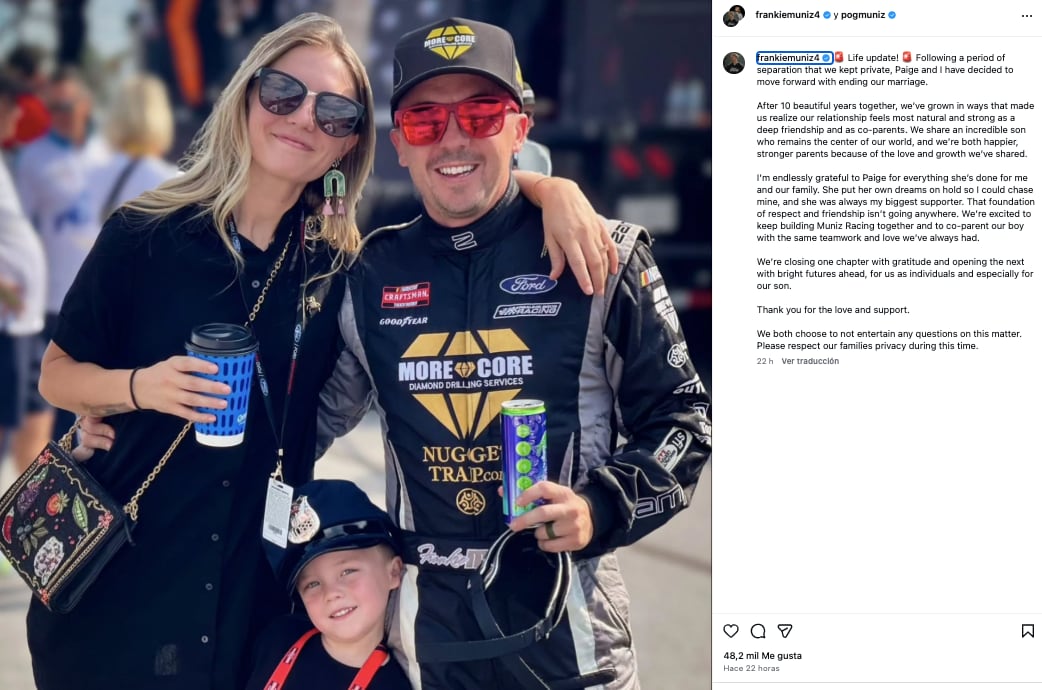 Frankie Muniz anuncia el fin de su matrimonio