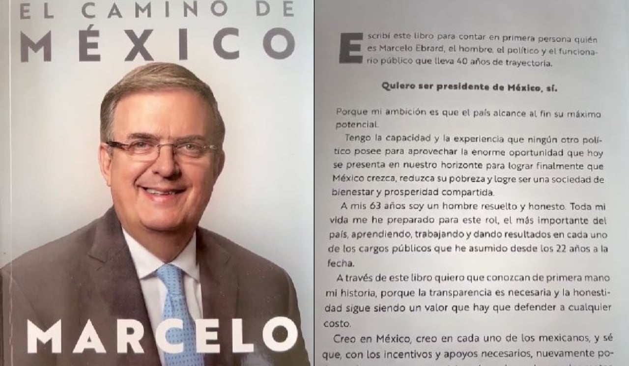 Marcelo Ebrard revela en su libro autobiográfico que le urge ser presidente