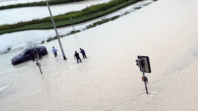 Inundaciones en Dubái