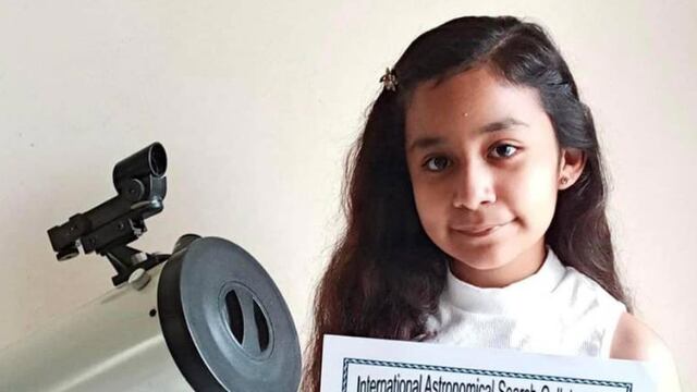 Ashley, la niña mexicana que descubrió un asteroide