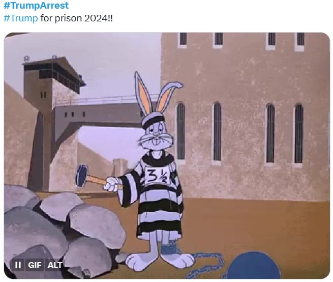 Foto de Donald Trump arrestado dejó una ola de memes