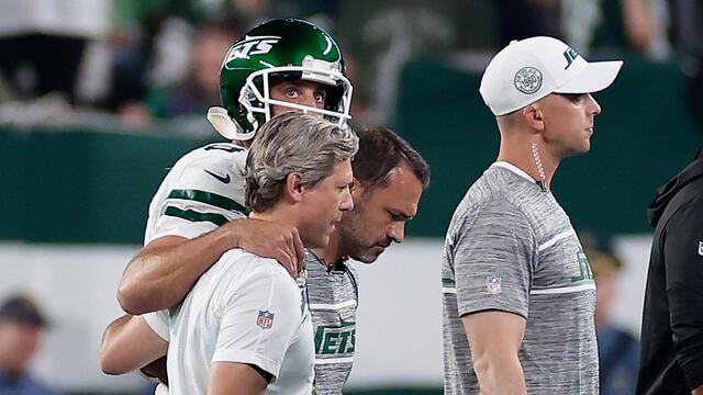 Aaron Rodgers de QB de los New York Jets