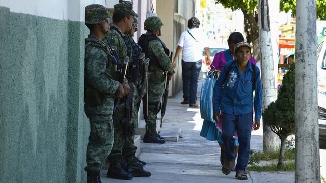 Militares en Guerrero. Control.
