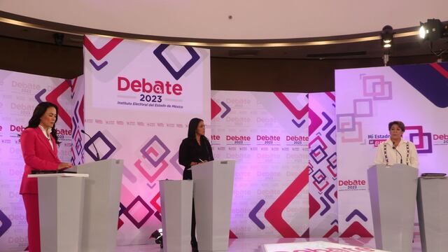 Se realizó el segundo debate entre las candidatas a la gubernatura del Estado de México; Alejandra del Moral y Delfina Gómez, el encuentro fue conducido por Ginarely Valencia.