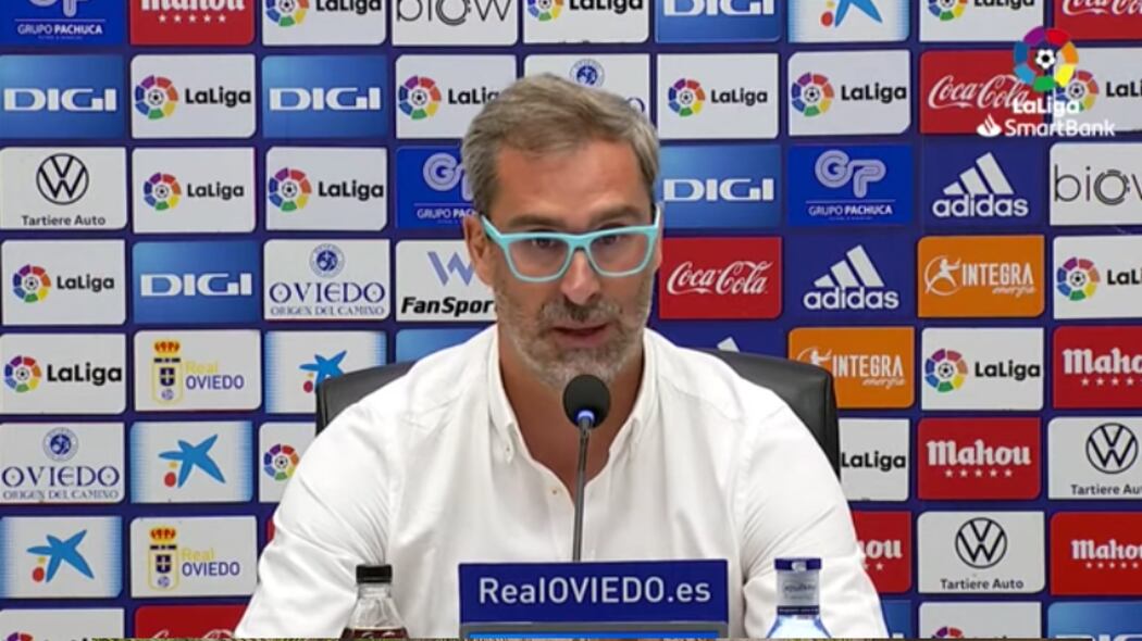 DT del Real Oviedo llena de elogios a Marcelo Flores tras su debut