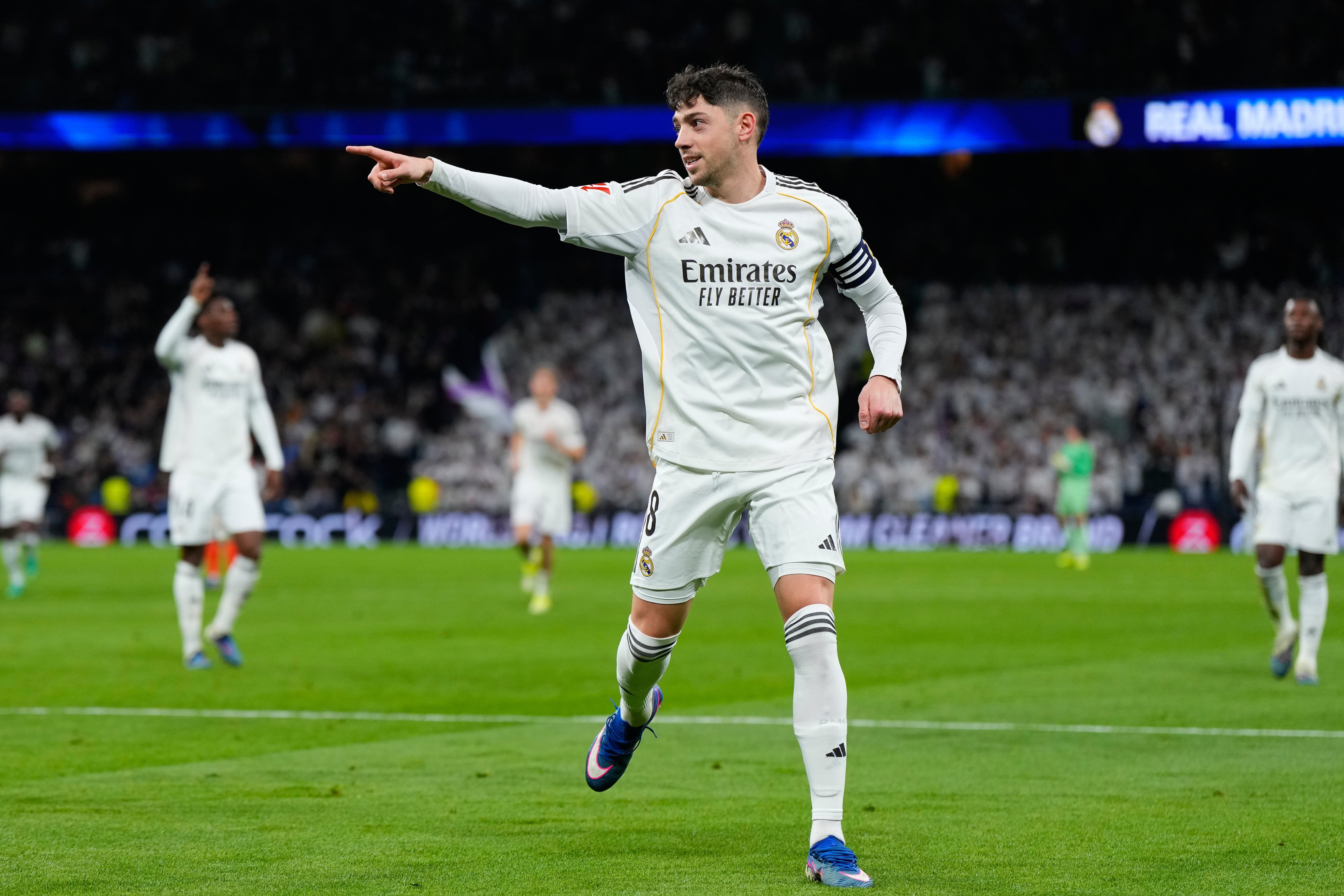 Federico Valverde anotó uno de los goles del Real Madrid