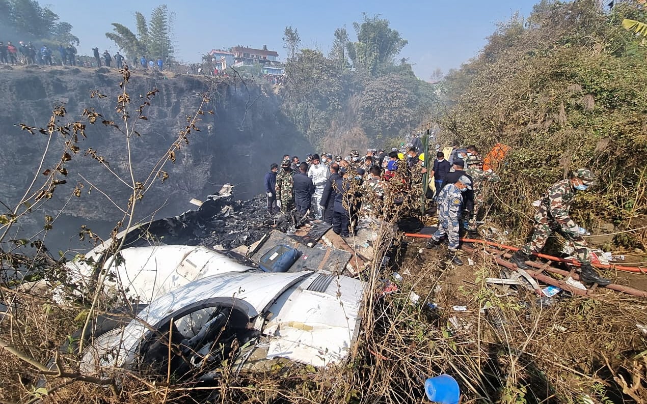 Desplome del avión en Nepal