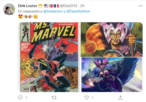 Ave de Muerte, personaje que podría interpretar Zawe Ashton en Capitana Marvel 2