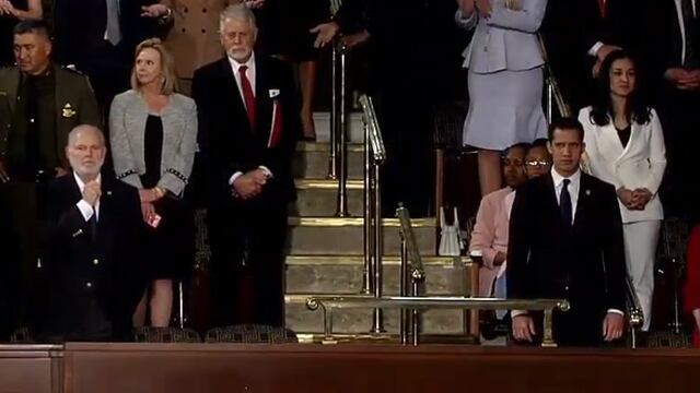 Juan Guaidó asiste a discurso del Estado de la Nación por invitación de Donald Trump