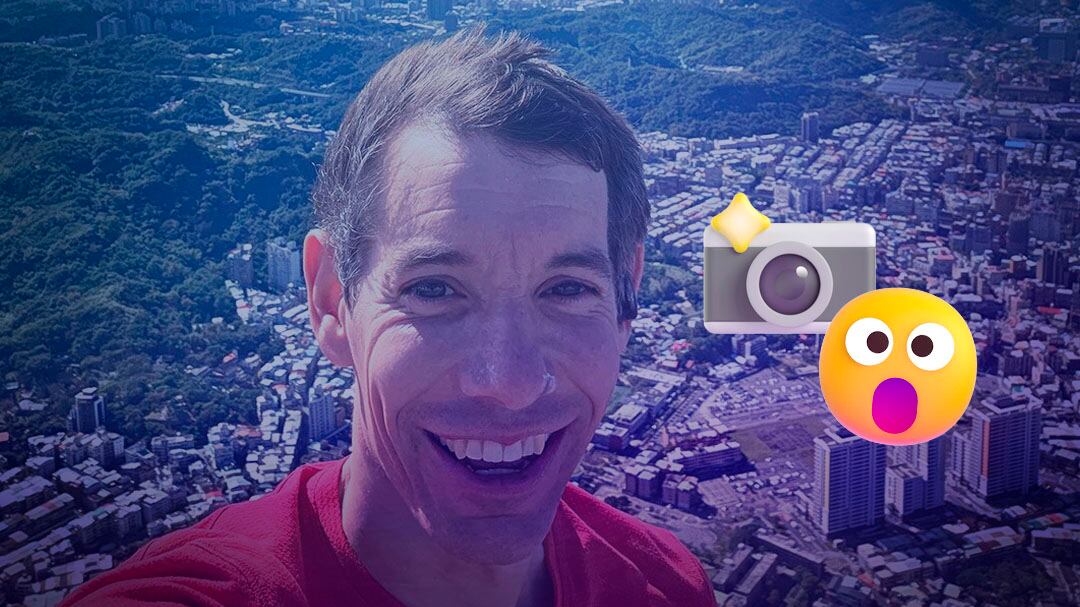 La foto de Alex Honnold en la cima del Taipei 101 a 508 metros