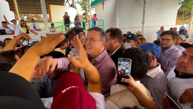 Marcelo Ebrard en Hidalgo