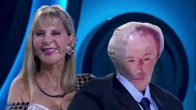 Shanik Berman con su esposo de trapo en La Casa de los Famosos México 2024