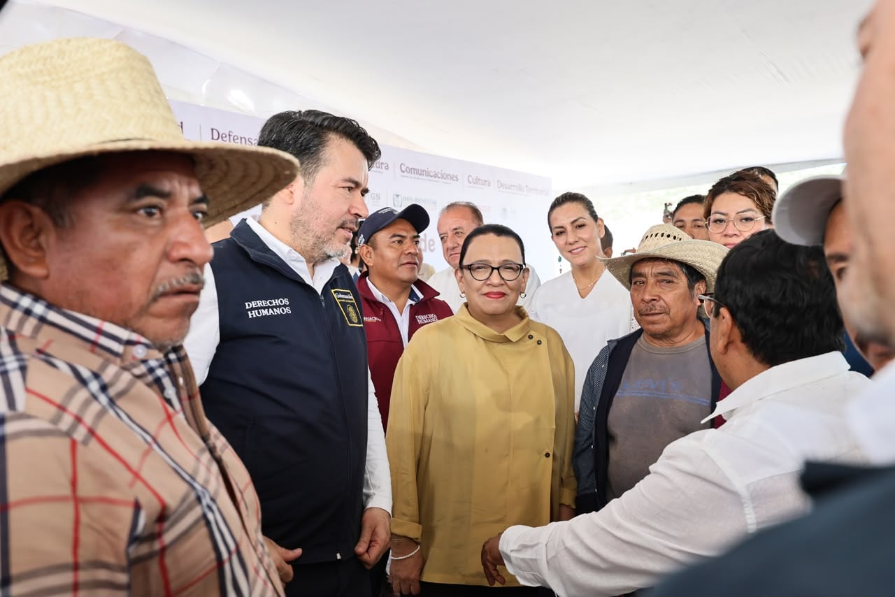 Evelyn Salgado y Rosa Icela Rodríguez presentan avances del Plan Maestro para La Montaña de Guerrero.