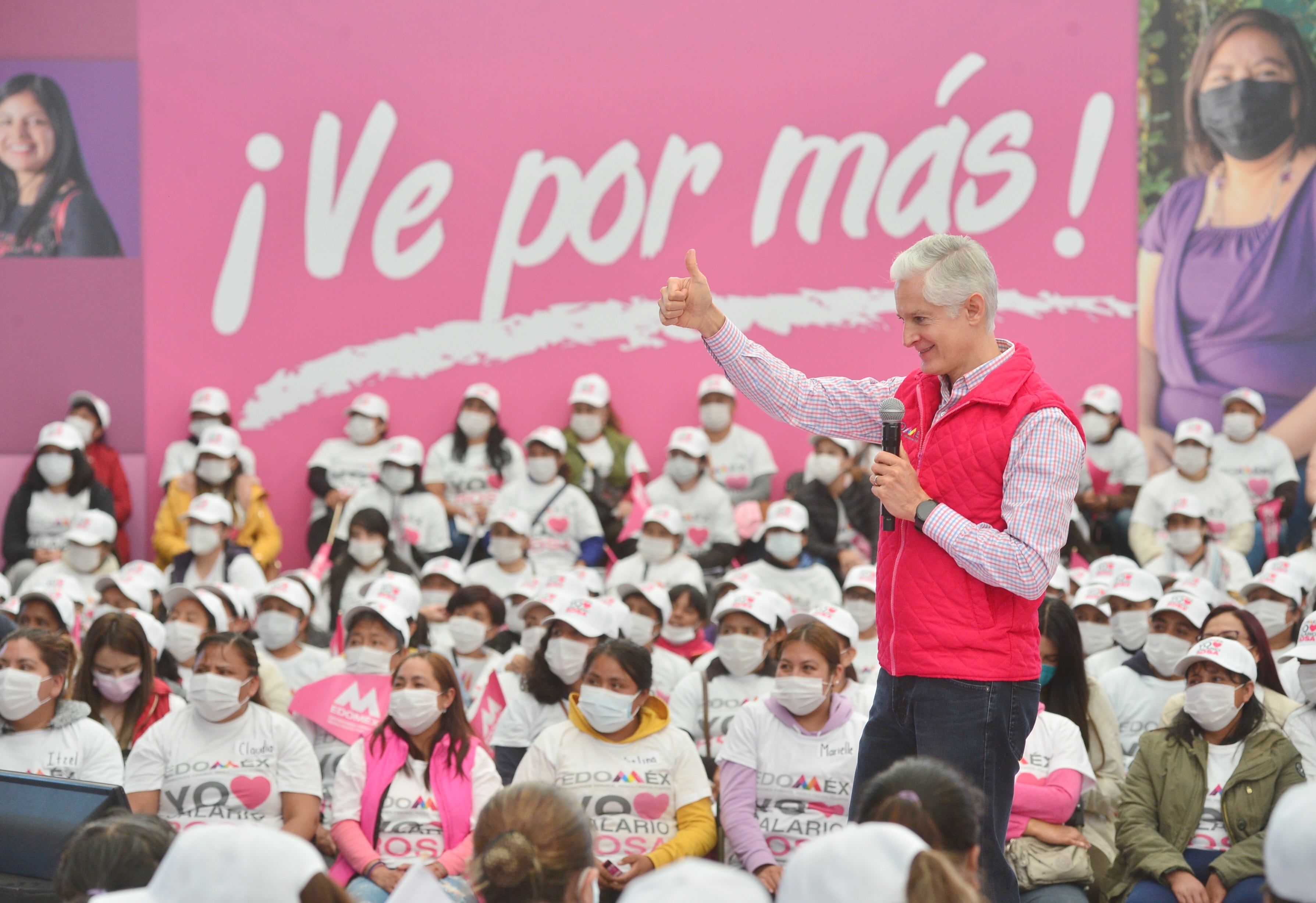 Alfredo del Mazo retoma entrega de Salario Rosa