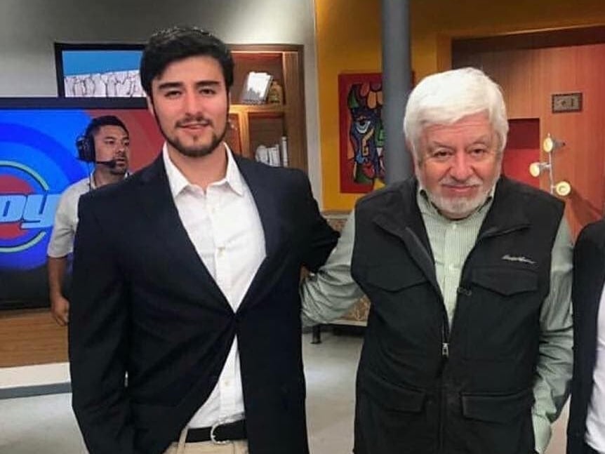 Sebastián Amigo Maussan y Jaime Maussan.