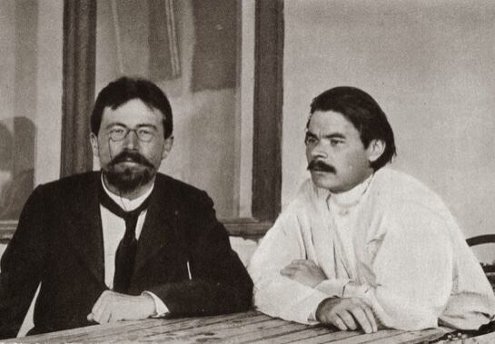 Chéjov y Gorki.