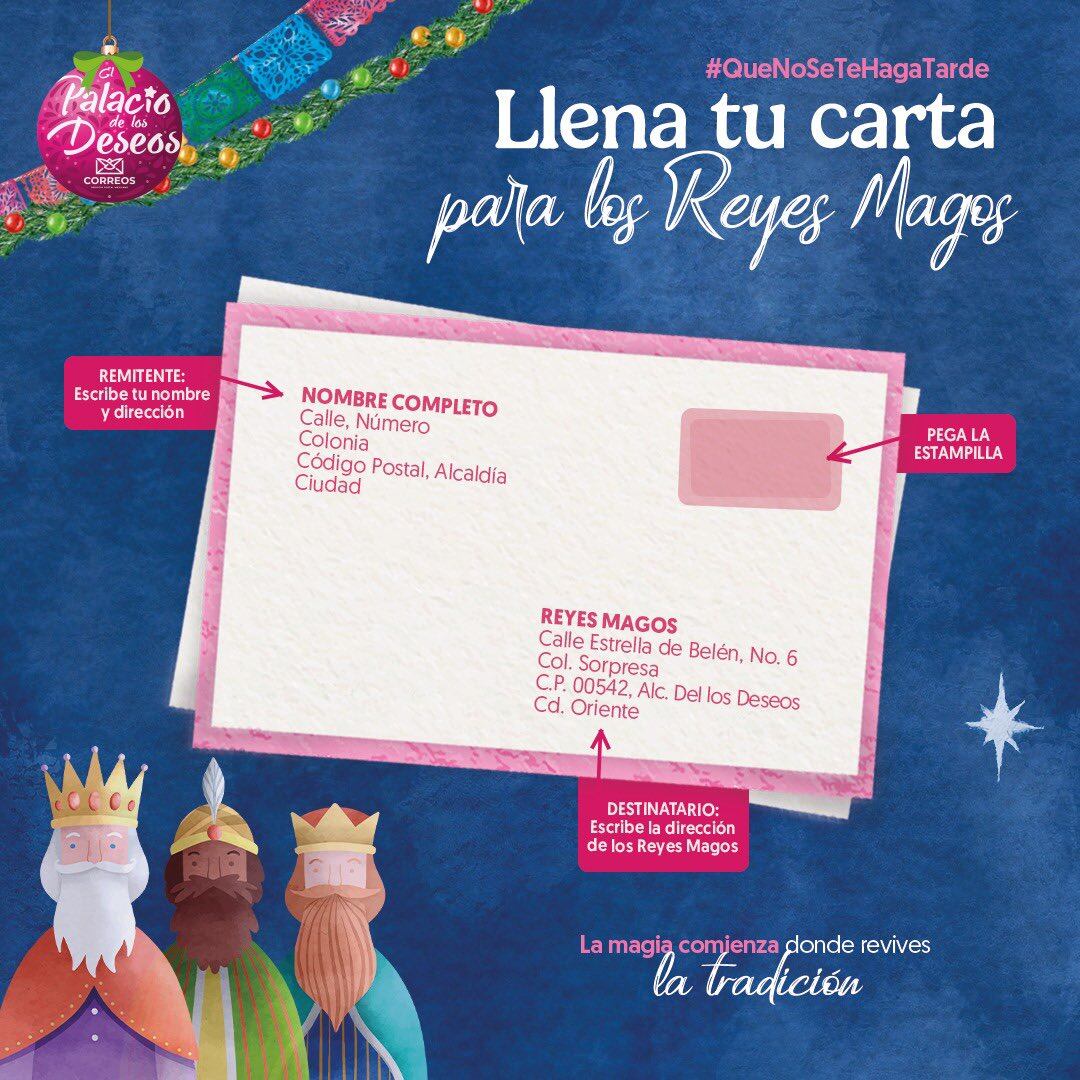 ¿Cómo enviar la carta a los Reyes Magos 2025 en el Palacio de los Deseos CDMX?