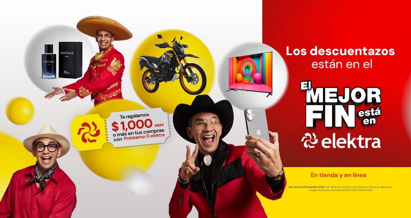 El Buen Fin 2024 en Elektra: Fechas, cuándo empieza y ofertas que vale la pena aprovechar