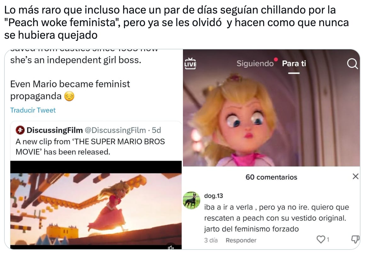 Critican a la Princesa Peach en Super Mario Bros. por su feminismo y usuarios aseguran que siempre ha sido así