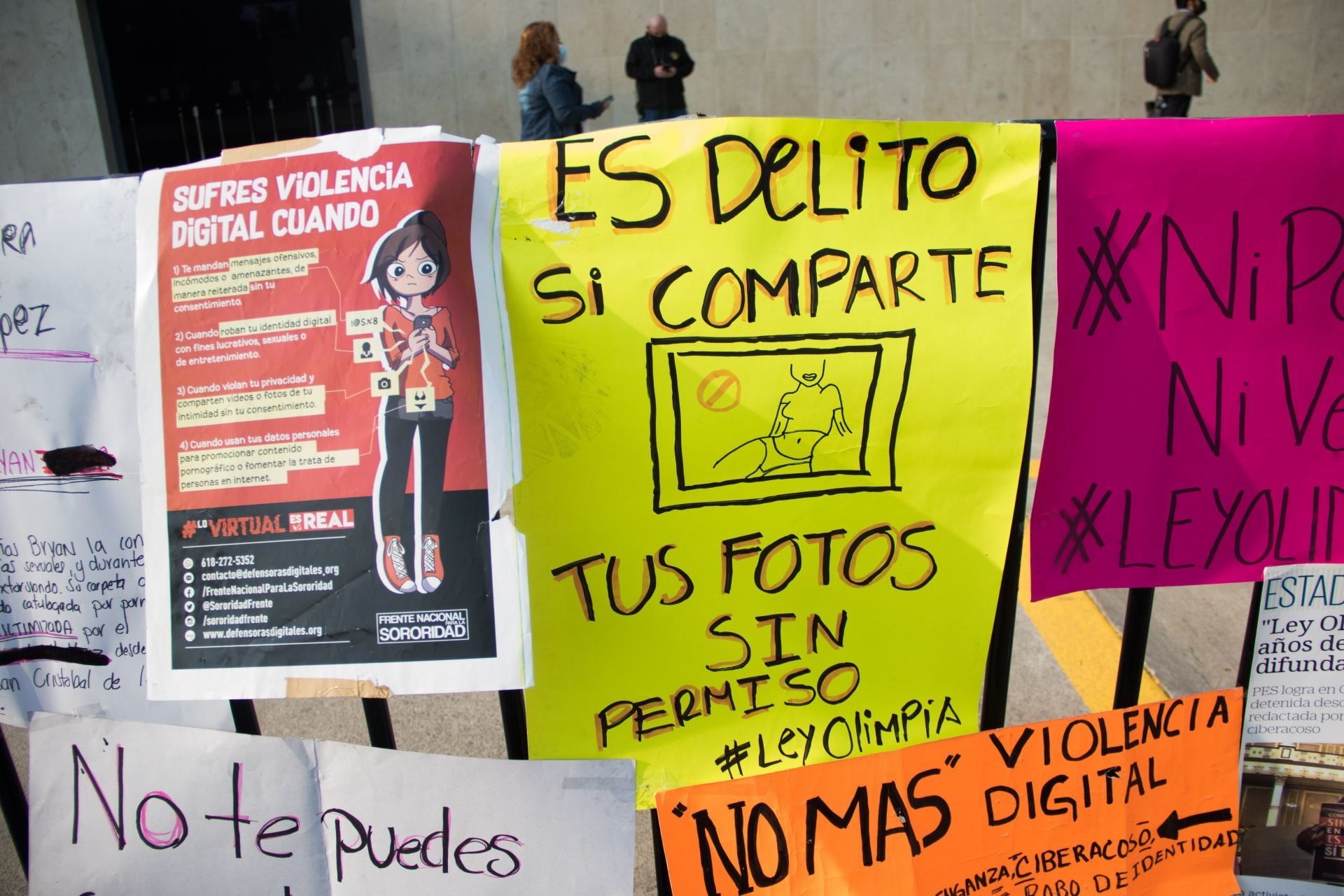 Protesta por la Ley Olimpia