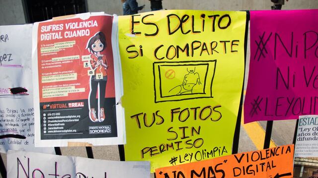 Protesta por la Ley Olimpia