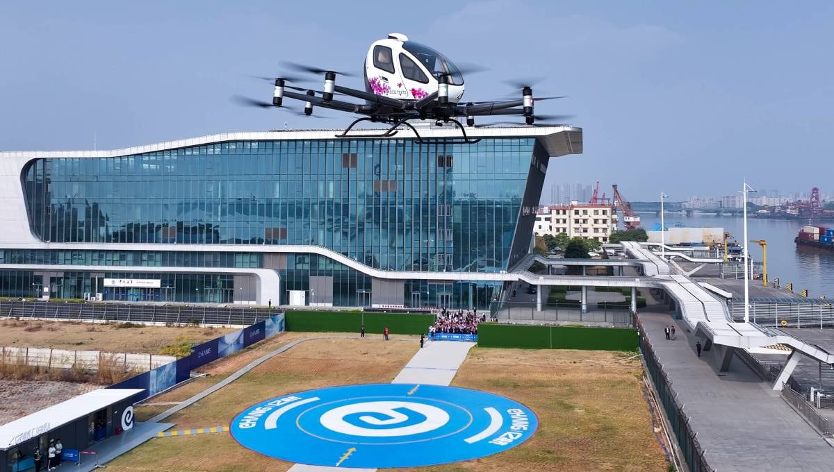 Taxis voladores en China
