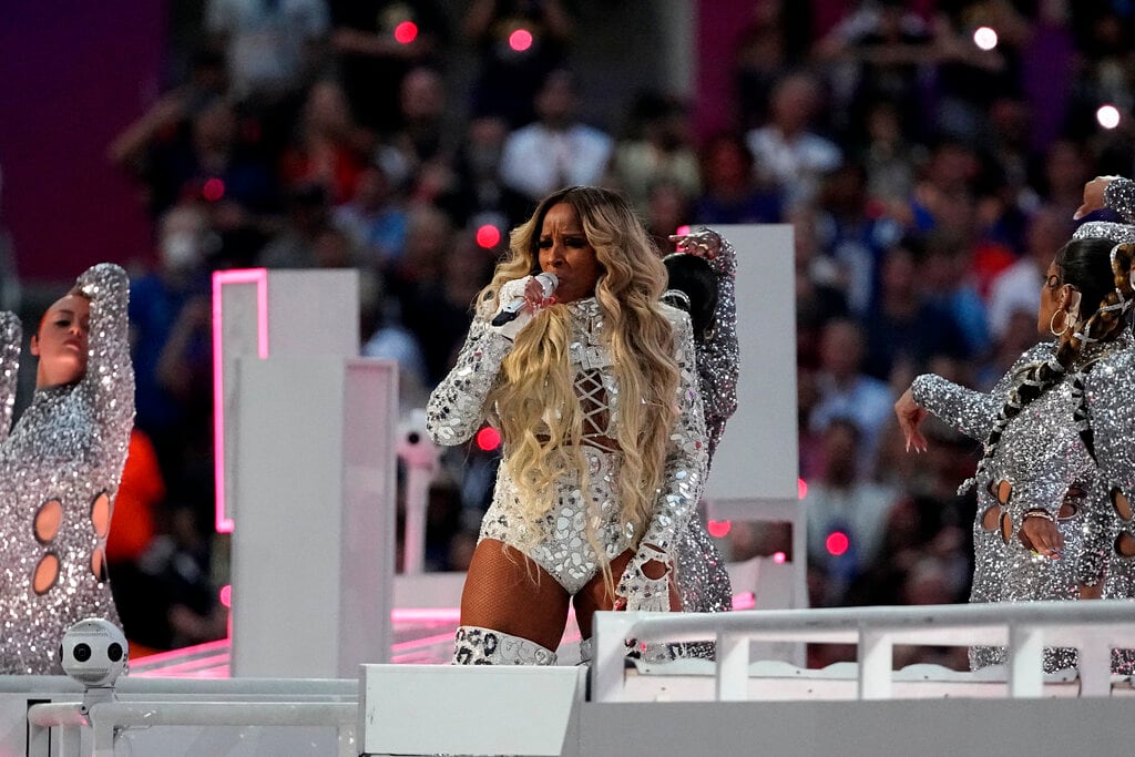 Mary J. Blige, en show de medio tiempo Super Bowl.