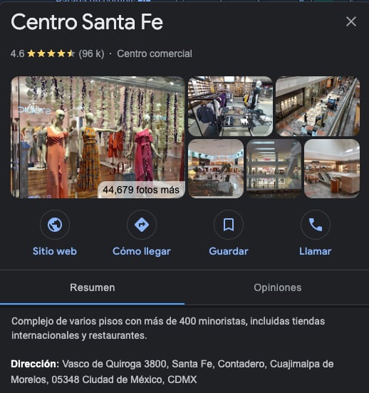 Centro Santa Fe