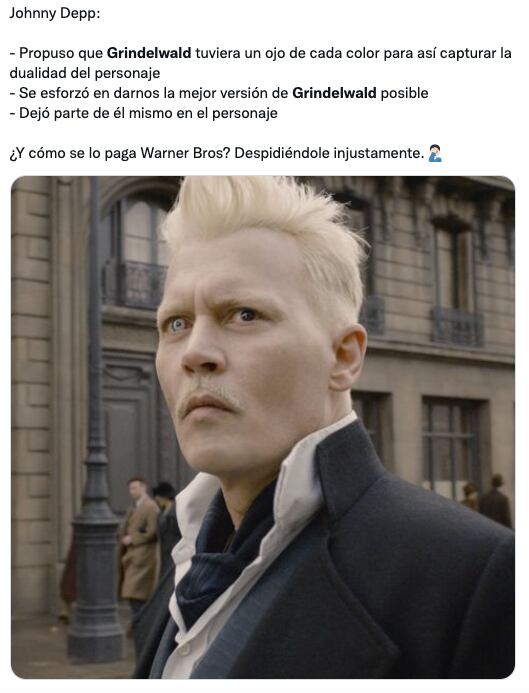 Mads Mikkelsen como Gellert Grindelwald y sus comparaciones con Johnny Depp