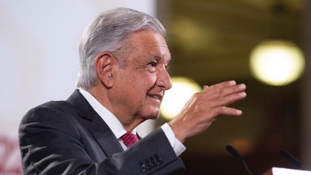 AMLO en la conferencia mañanera del 15 de septiembre de 2022 en Palacio Nacional