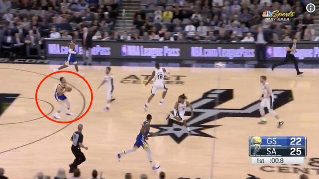 Curry sorprendió a propios y extraños