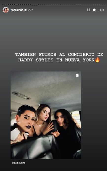 Kunno y Bárbara de Regil se fueron a ver a Harry Styles en Nueva York.