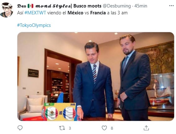 Meme México vs Francia Tokio 2021