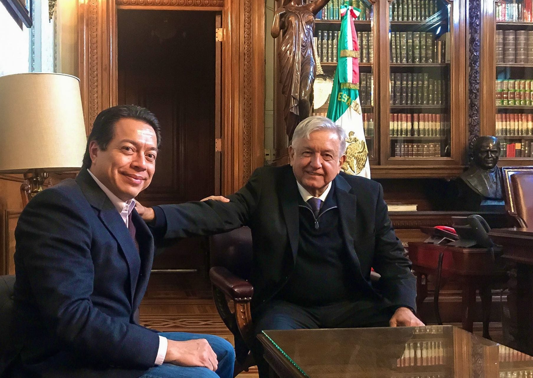 Mario Delgado y AMLO
