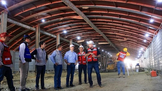 Monterrey construye nueva vialidad en avenida Acueducto para mejorar movilidad