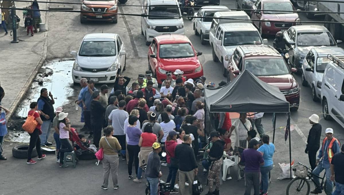 Bloqueo en la carretera Texcoco-Lechería