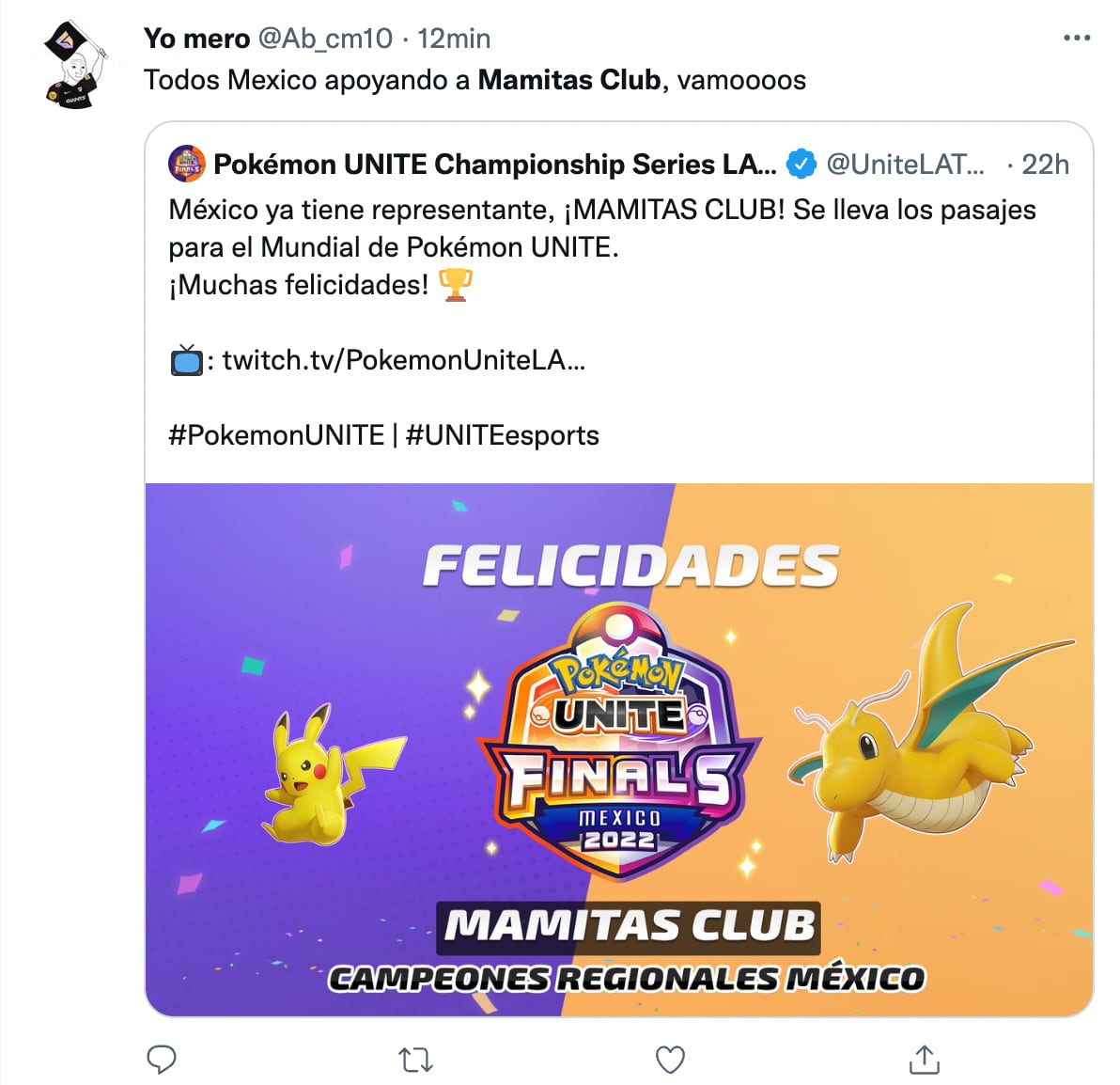 Mamitas Club en Pokémon Unite