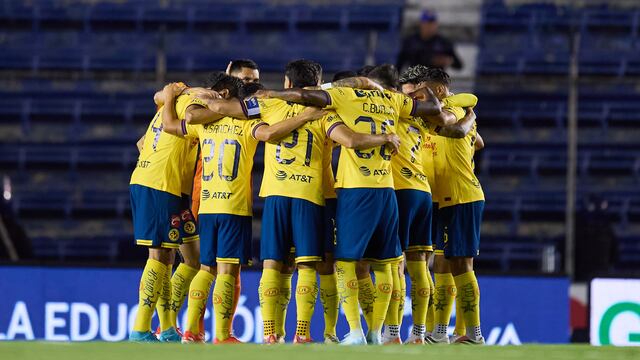 Club América previo a enfrentar al Cruz Azul