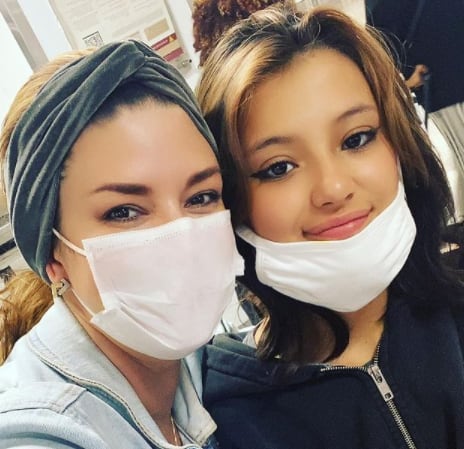 Alicia Machado junto a su hija