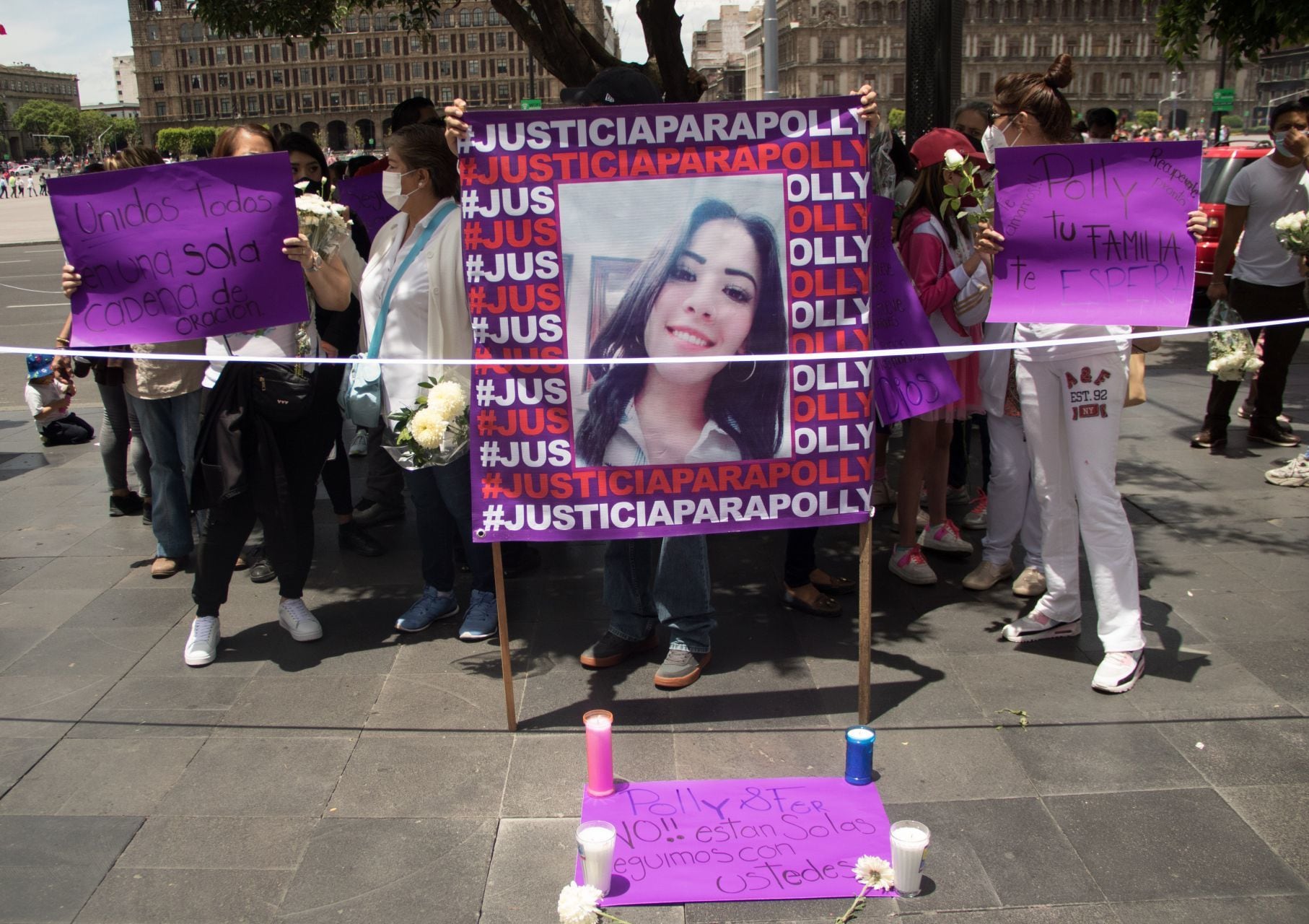 Protesta por justicia para Fer y Polly