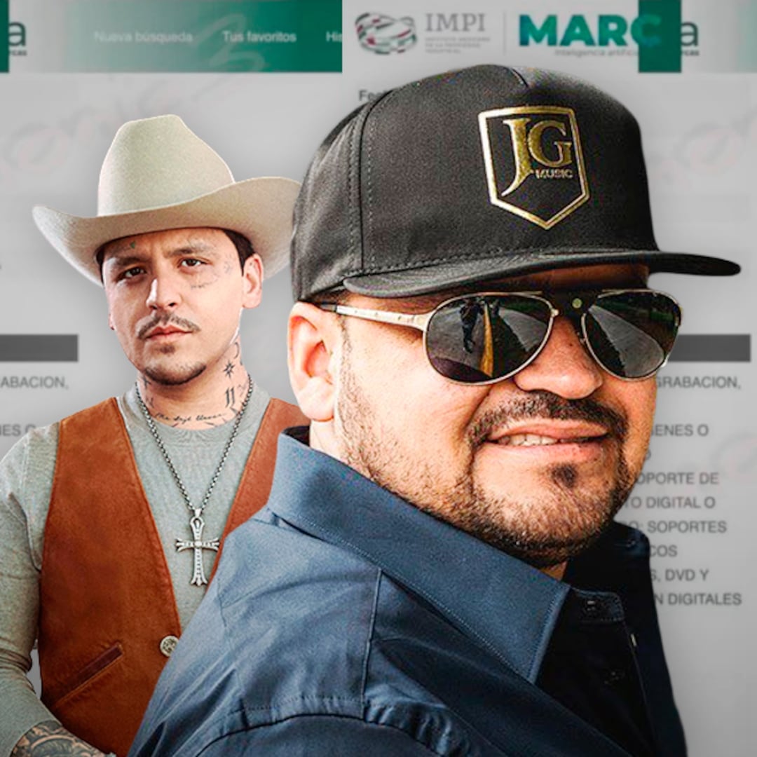 Christian Nodal no es dueño de su nombre; la marca está a nombre de su padre