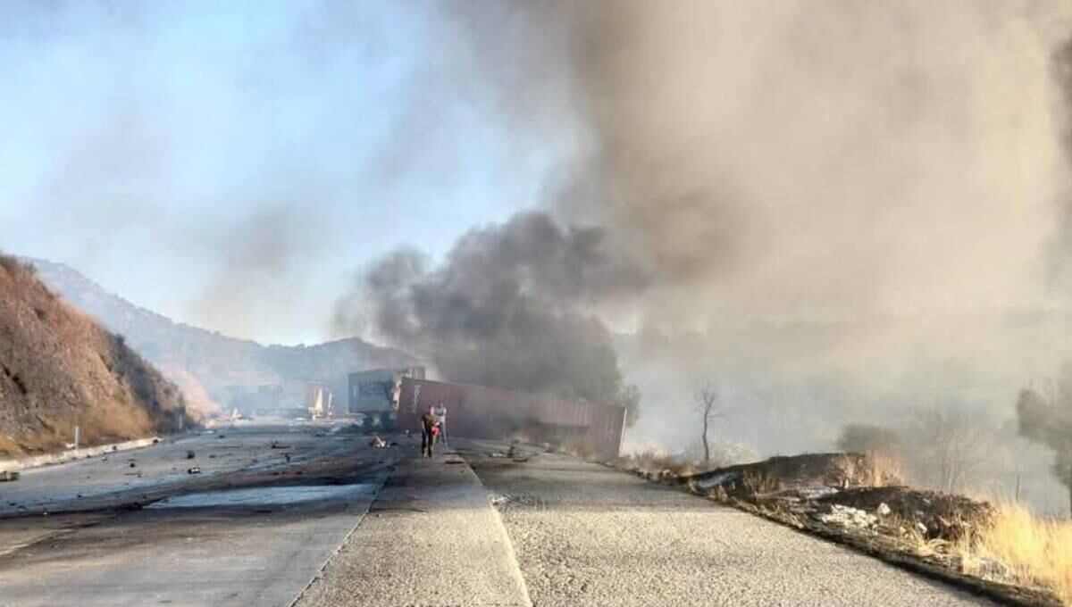 Choque en carretera 45 de Zacatecas