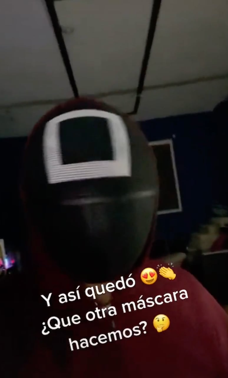 Crea máscara de 'El Juego del Calamar'