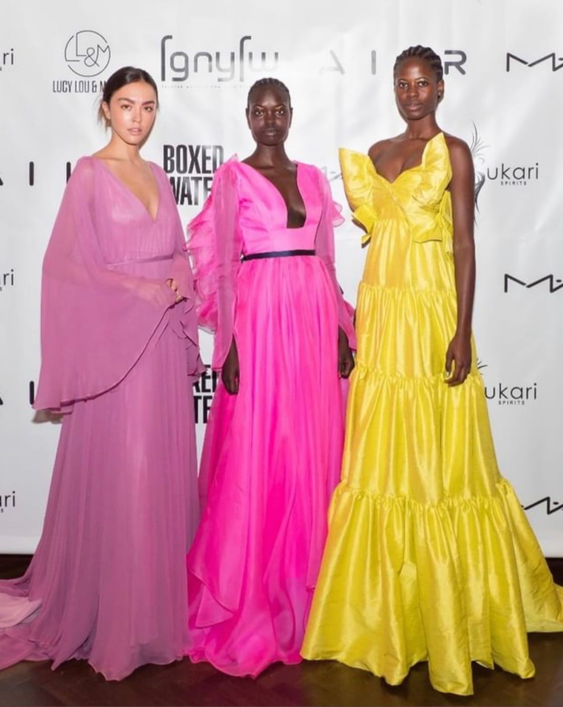 Modelos maquilladas por Mariana Barcón