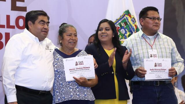 Miguel Barbosa Huerta. Expo Café Orgullo Puebla.