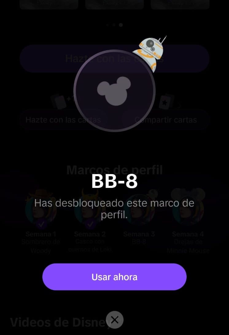 ¿Cómo conseguir a BB-8 en el juego de cartas Disney 100 de TikTok?