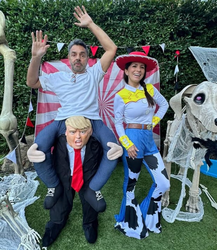 Eugenio Derbez podría perder la visa por su disfraz con Donald Trump