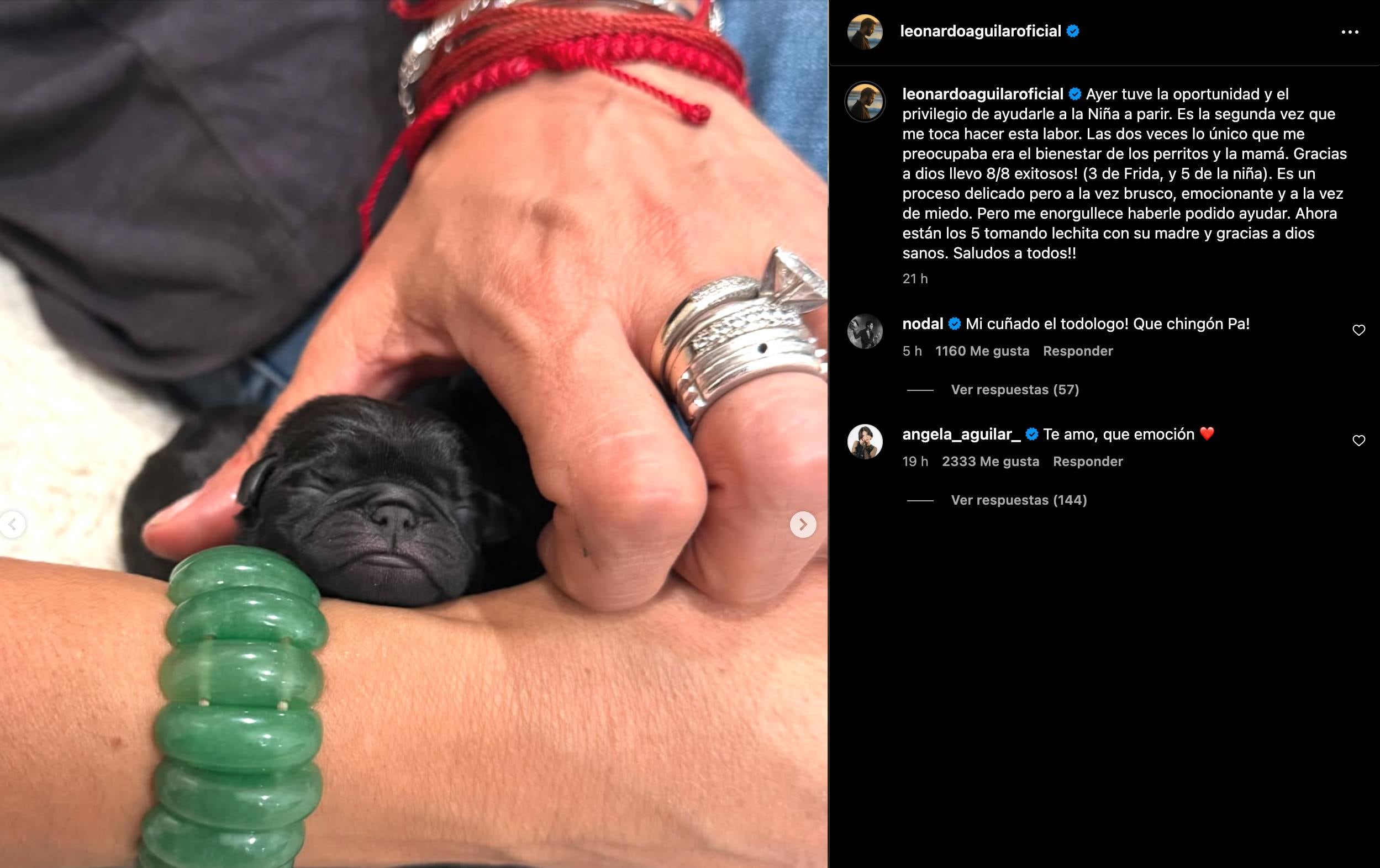 Christian Nodal felicita a su cuñado por ser todólogo